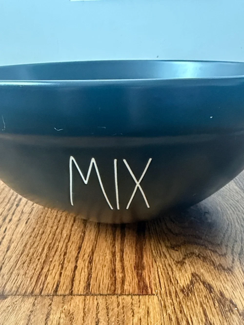 Rae Dunn Large MIX Large Mixing Bowl Ceramic Black
